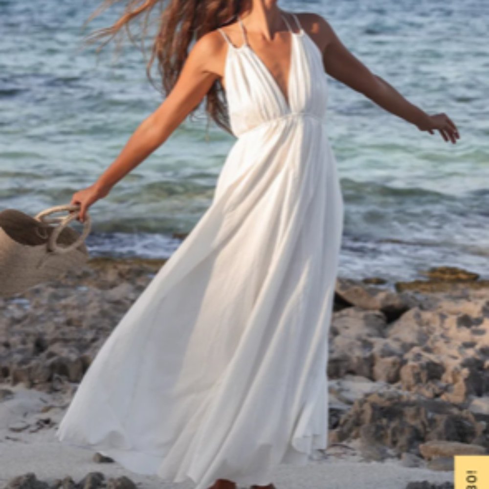 LuLu's Cotton Maxi Dress